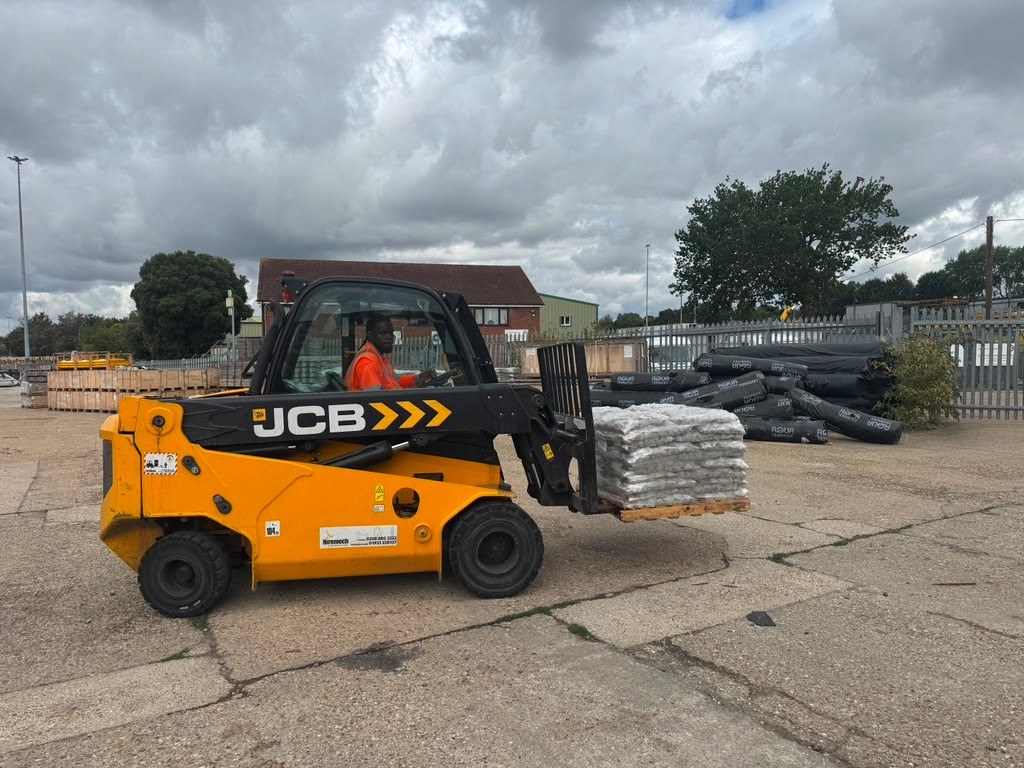 Forklift Operator Supply in a UK rail work environment
