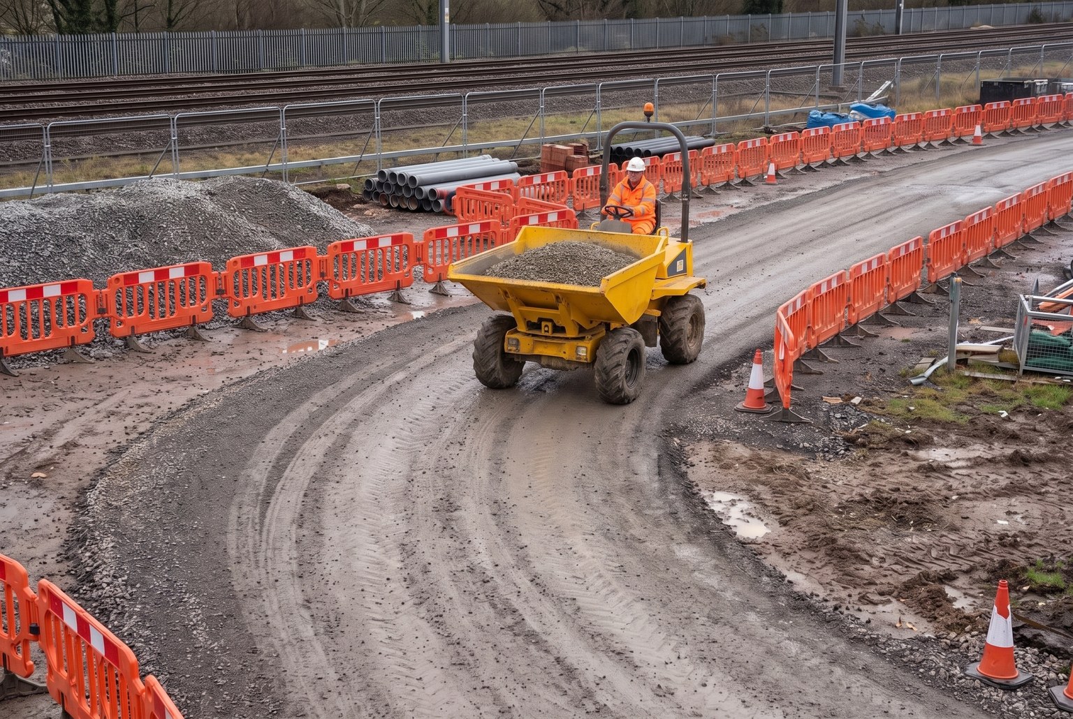 Dumper Operator Supply: UK rail workforce and environment detail